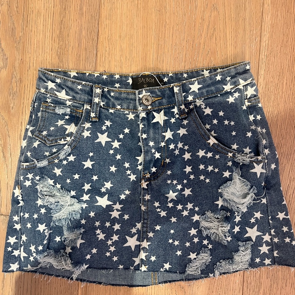 Jean skirt